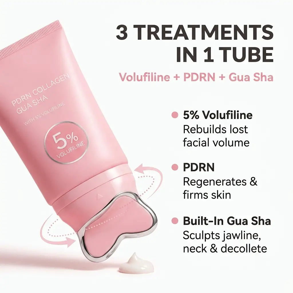 5%VOLUFILINE PDRN COLLAGEN GUA SHA MASSAGER