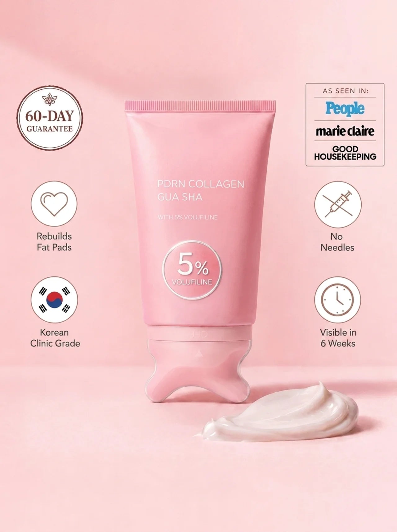 5%VOLUFILINE PDRN COLLAGEN GUA SHA MASSAGER